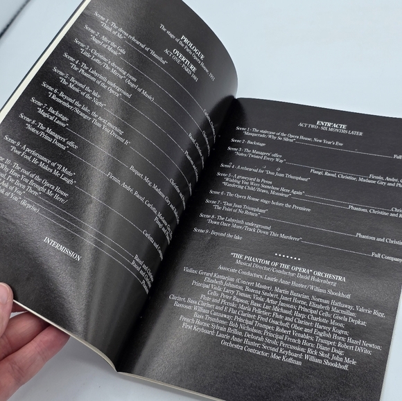 Vintage 1995 The Phantom Of The Opera Pantages Theatre Program Playbill - Picture 7 of 7